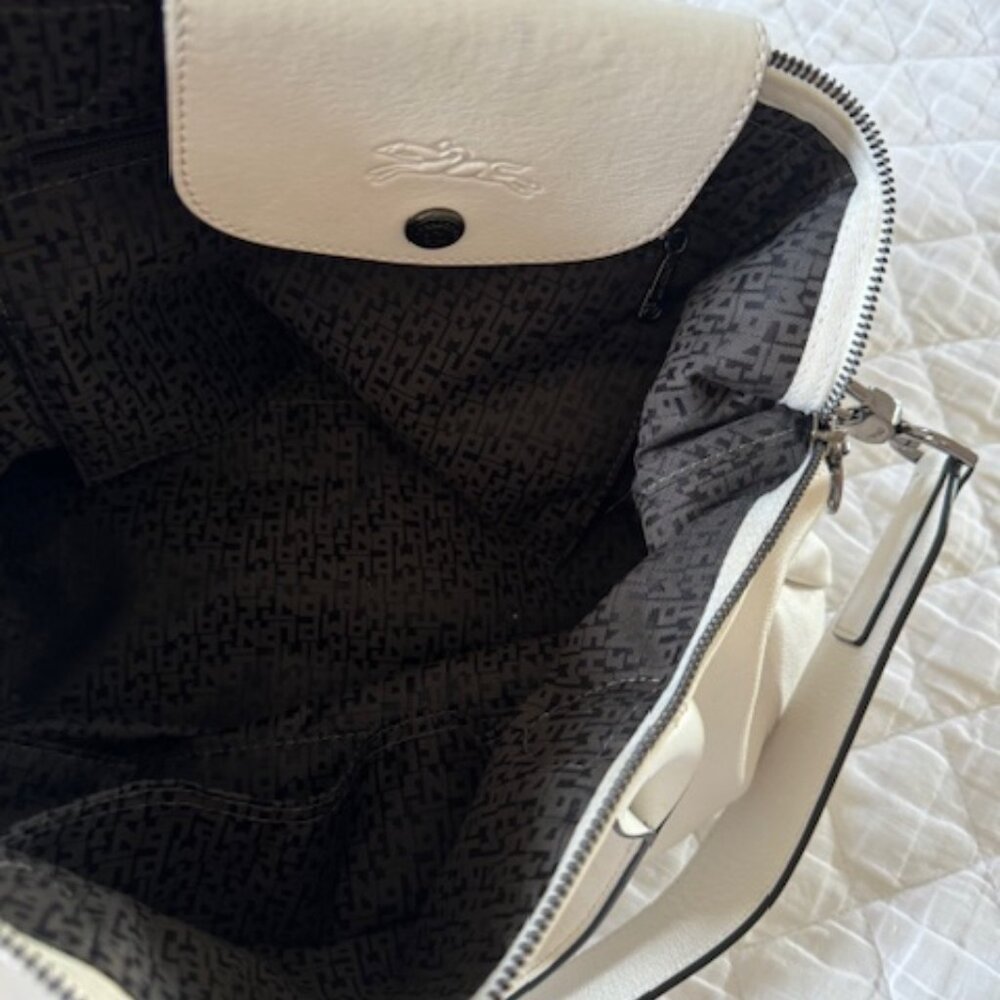 LE PLIAGE XTRAS HANDBAG Ecru-Leather
